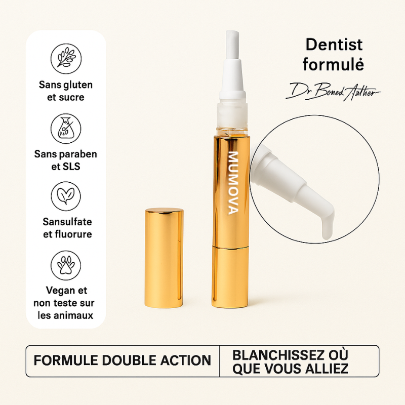 MUMOVA™ – Stylo Blanchissant Express