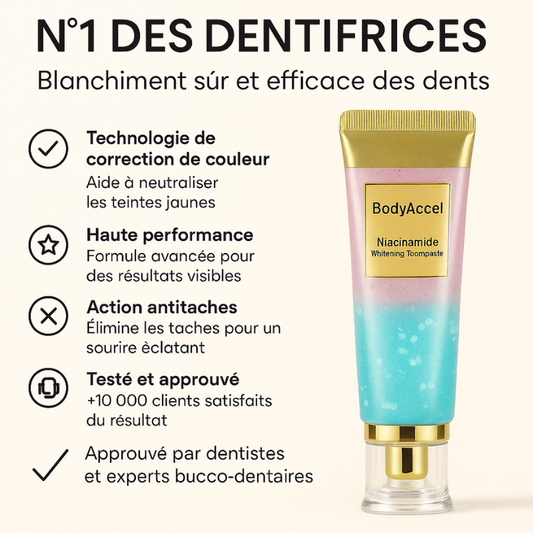 BodyAccel™ – Dents plus blanches en 7 jours